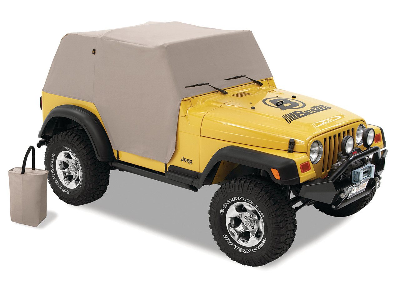 Bestop 81036-09 Charcoal All Weather Trail Cover for 1992-1995 Wrangler YJ 