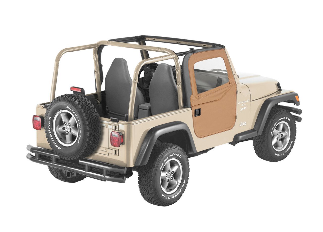 Full 2-Piece Fabric Doors Jeep 1997-2006 Wrangler TJ - Bestop | Leading Supplier of Jeep Tops & Accessories Full 2-Piece Fabric Doors Jeep 1997-2006 Wrangler TJ - Bestop | Leading Supplier of Jeep Tops & Accessories