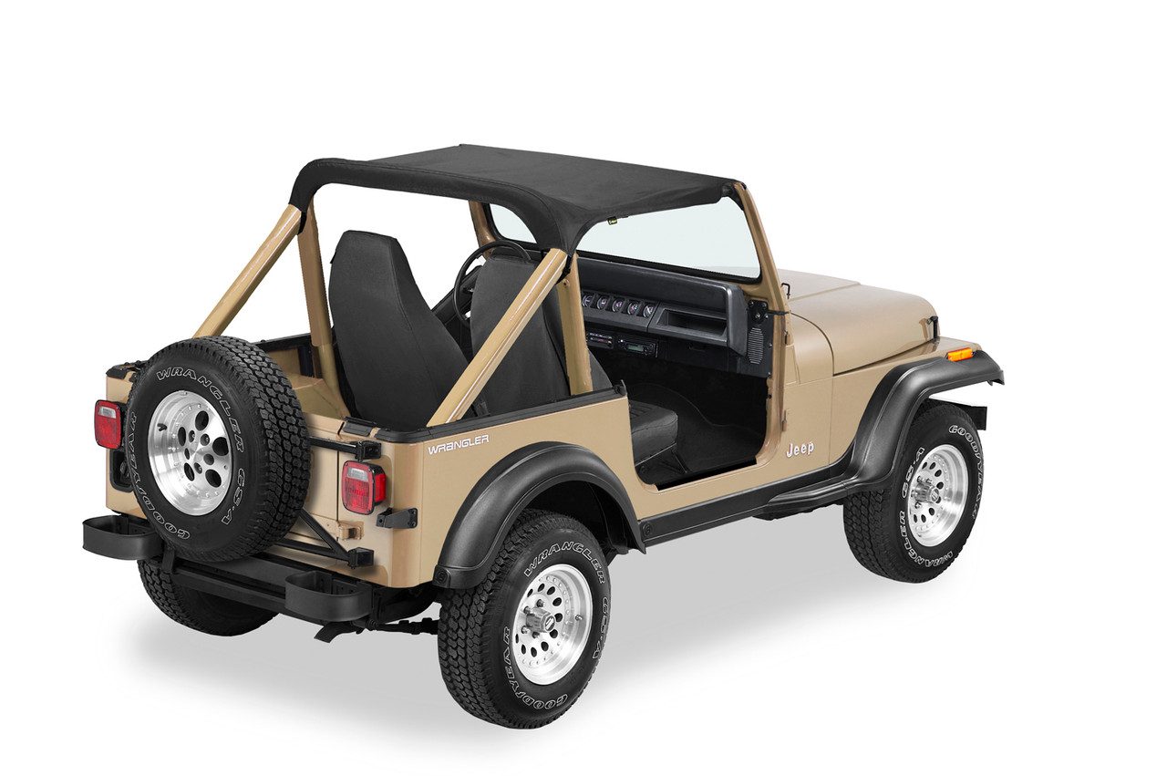 Strapless Standard Targa Style Bikini® Top Jeep 1987-1991 Wrangler YJ -  Bestop | Leading Supplier of Jeep Tops & Accessories