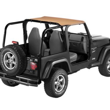 Strapless Standard Targa Style Bikini® Top Jeep 1997-2002 Wrangler TJ - Bestop | Leading Supplier of Jeep Tops & Accessories Strapless Standard Targa Style Bikini® Top Jeep 1997-2002 Wrangler TJ - Bestop | Leading Supplier of Jeep Tops & Accessories