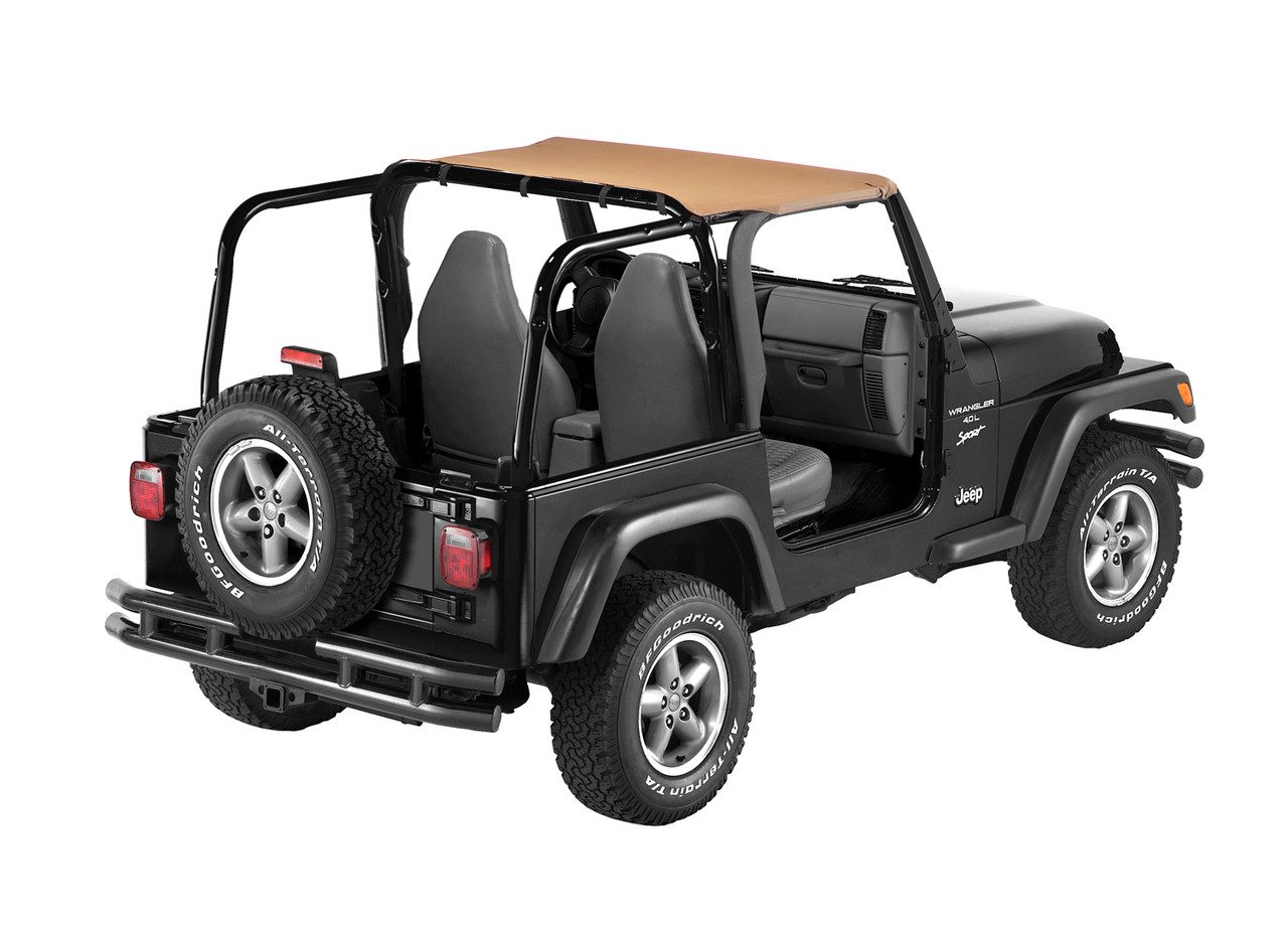 Strapless Standard Targa Style Bikini® Top Jeep 1997-2002 Wrangler TJ -  Bestop | Leading Supplier of Jeep Tops & Accessories