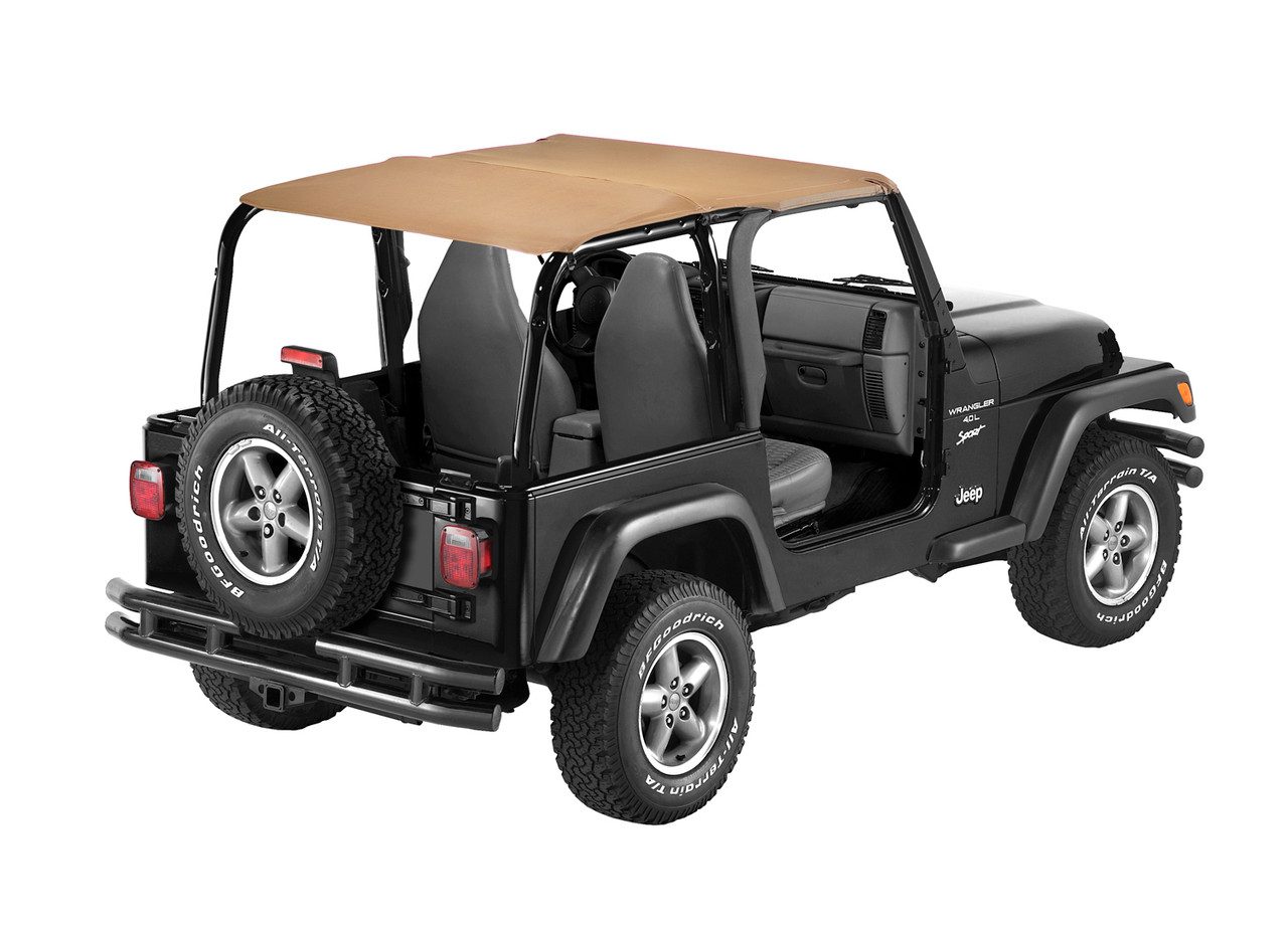 Strapless Extended Safari Style Bikini® Top Jeep 1992-1995 Wrangler YJ -  Bestop | Leading Supplier of Jeep Tops & Accessories