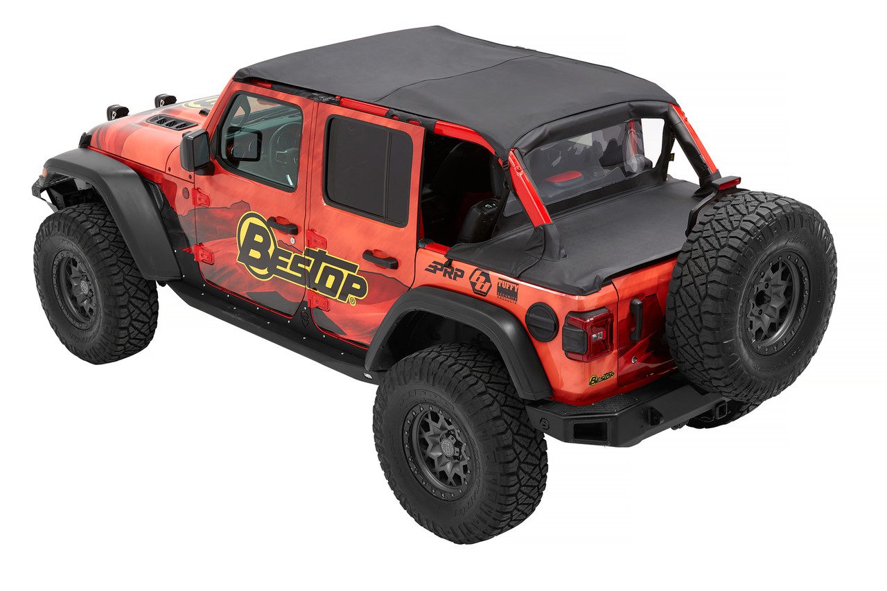 Header Extended Safari Style Bikini® Top Jeep 2018-2022 Wrangler JL -  Bestop | Leading Supplier of Jeep Tops & Accessories