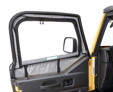 Fabric Door Skins Jeep 1997-2006 Wrangler TJ; No door rails or frames  included - Bestop | Leading Supplier of Jeep Tops & Accessories
