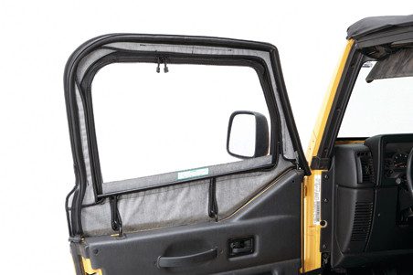 Fabric Door Skins Jeep 1997-2006 Wrangler TJ; No door rails or frames  included - Bestop | Leading Supplier of Jeep Tops & Accessories