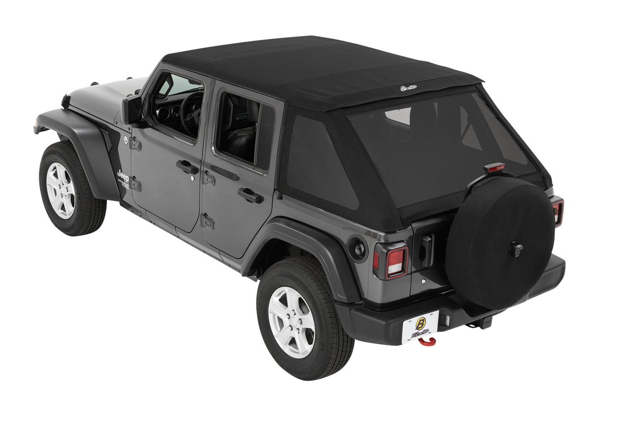 Trektop® Slantback Soft Top Jeep 2018-2023 Wrangler JL - Bestop | Leading Supplier of Tops & Accessories