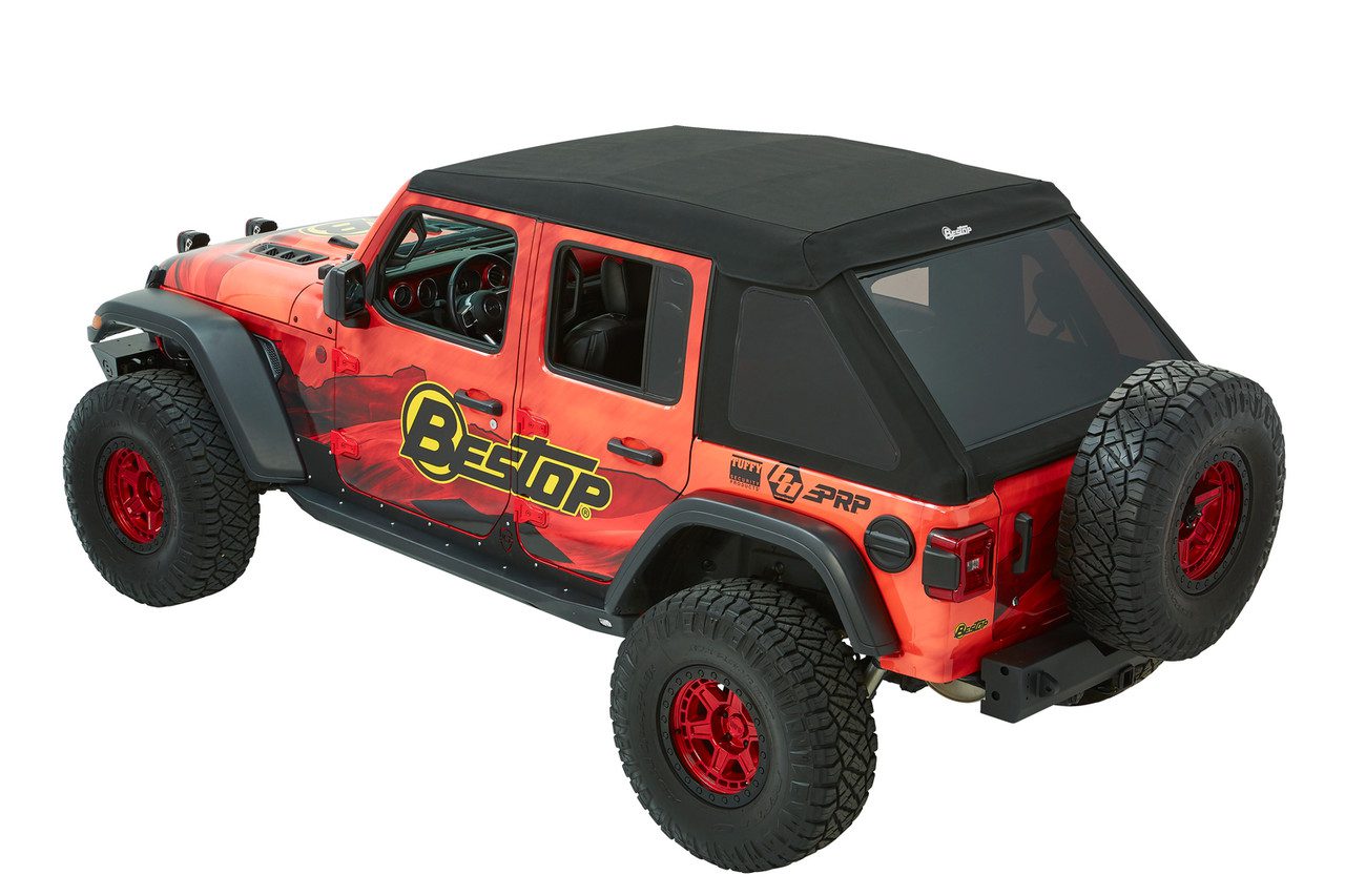Trektop® Ultra™ Slantback Soft Top Jeep 2018Current Wrangler JL; 4