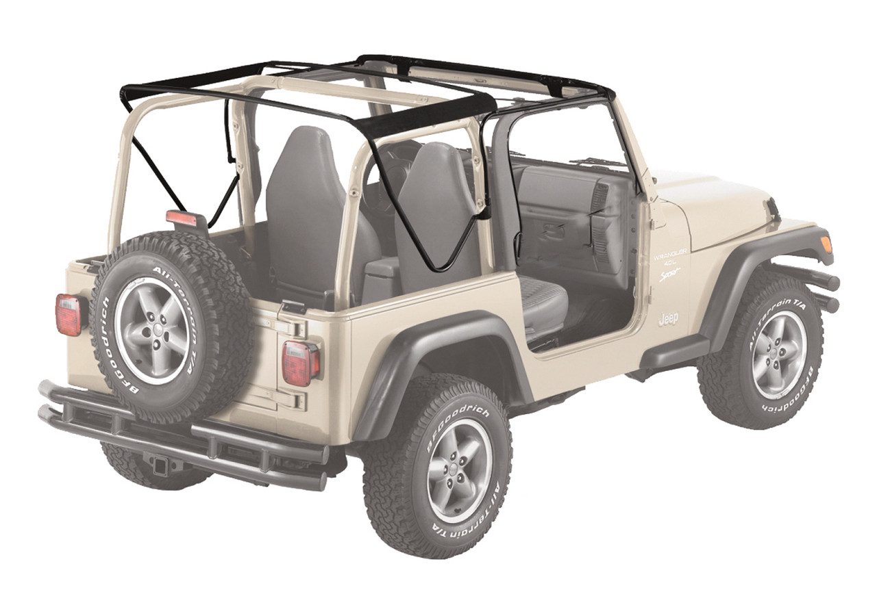 OE Style Replacement Bow & Frame Hardware Kit Jeep 1997-2006 Wrangler TJ;  Exc. Unlimited - Bestop | Leading Supplier of Jeep Tops & Accessories