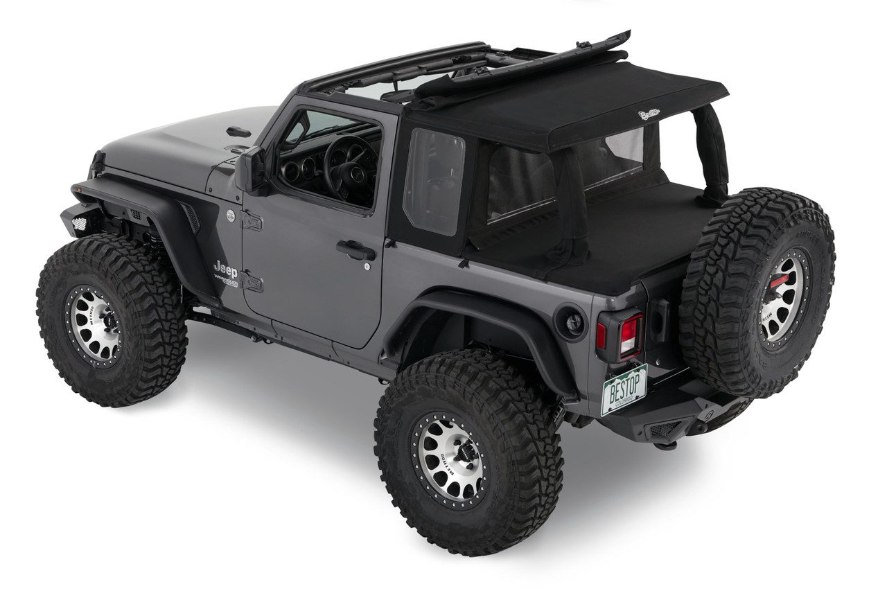 Halftop Soft Top Conversion Kit Jeep 2018-2023 Wrangler JL - Bestop |  Leading Supplier of Jeep Tops & Accessories
