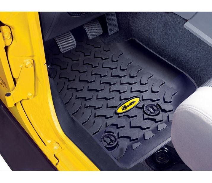 Floor Mats Jeep 2014-2018 Wrangler JK; Front - Bestop | Leading Supplier of Jeep Tops & Accessories Floor Mats Jeep 2014-2018 Wrangler JK; Front - Bestop | Leading Supplier of Jeep Tops & Accessories