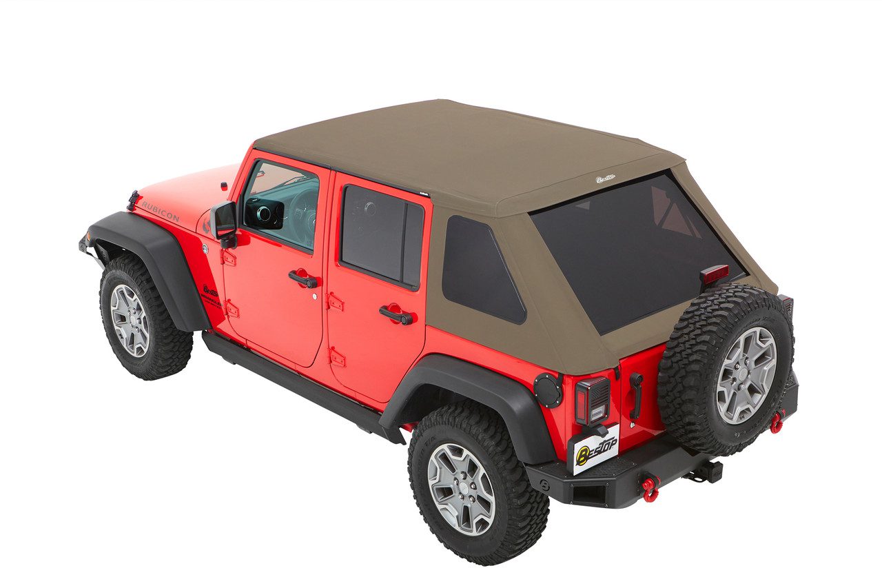 Trektop® Slantback Soft Top Jeep 2007-2018 Wrangler JK - Bestop | Leading  Supplier of Jeep Tops & Accessories