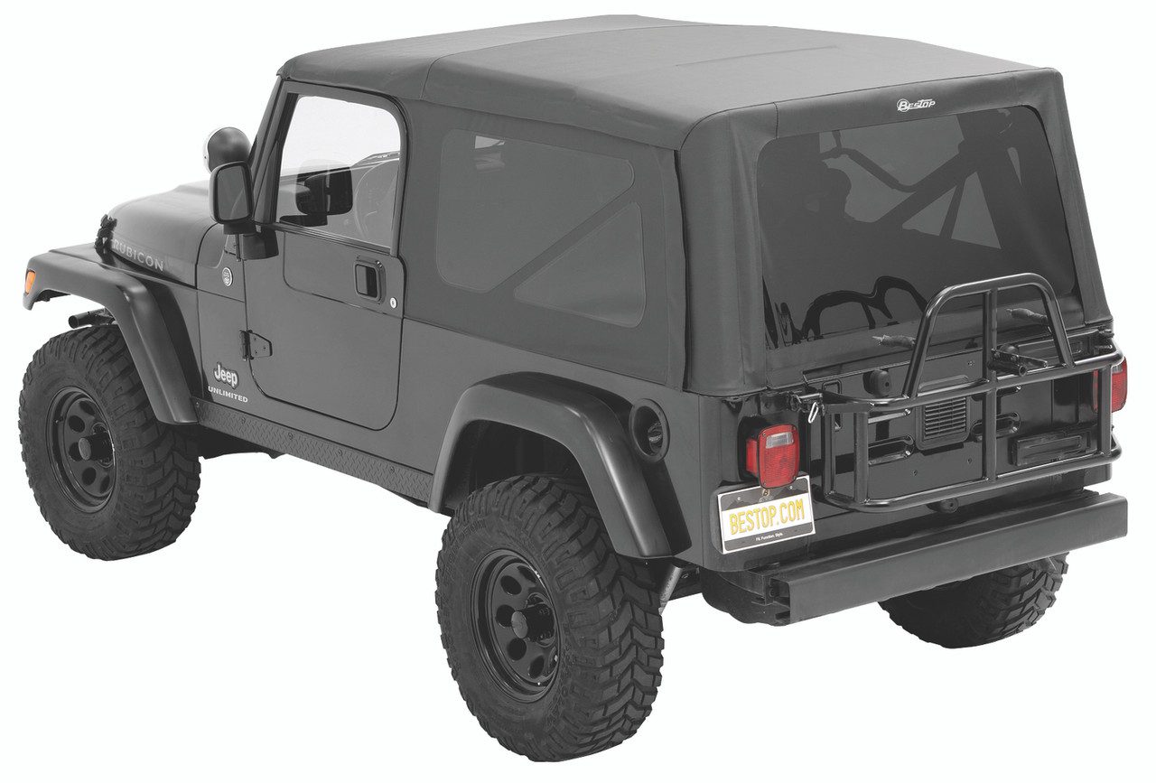 Supertop® Squareback Soft Top Jeep 2004-2006 Wrangler TJ; Unlimited - Bestop  | Leading Supplier of Jeep Tops & Accessories