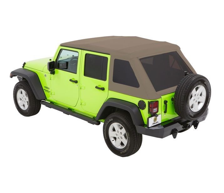 Trektop® Glide™ Slantback Soft Top Jeep 2007-2018 Wrangler JK - Bestop |  Leading Supplier of Jeep Tops & Accessories