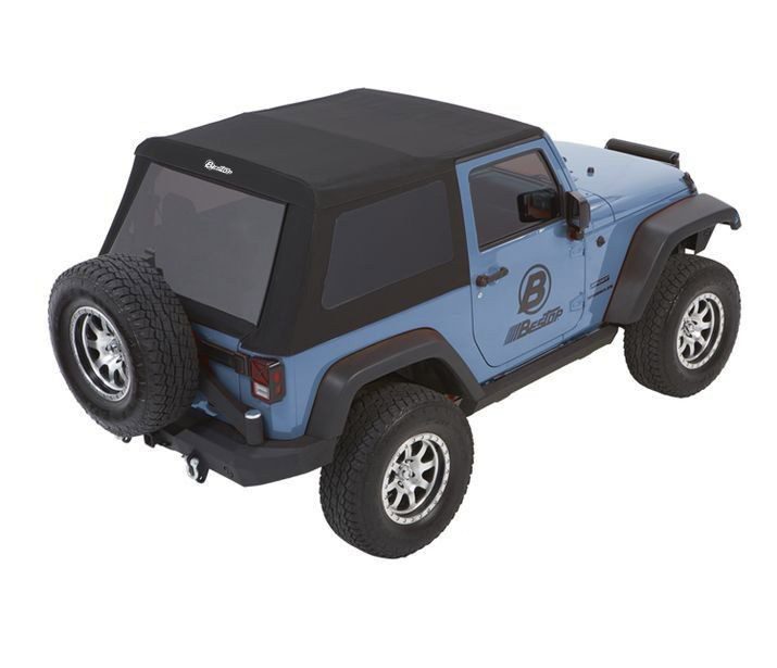Trektop® Glide™ Slantback Soft Top Jeep 2007-2018 Wrangler JK
