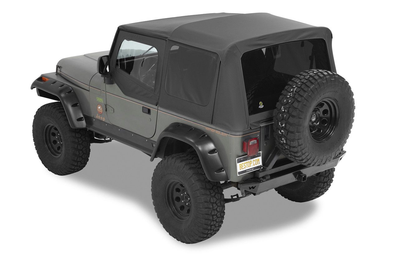 Supertop® Squareback Soft Top Jeep 1988-1995 Wrangler YJ - Bestop | Leading  Supplier of Jeep Tops & Accessories
