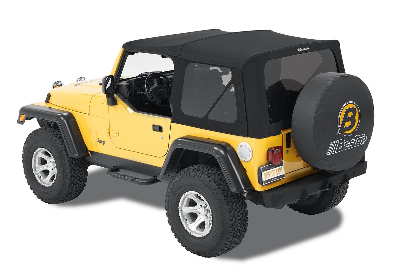 Supertop® Squareback Soft Top Jeep 1997-2006 Wrangler TJ; Exc. Unlimited -  Bestop | Leading Supplier of Jeep Tops & Accessories