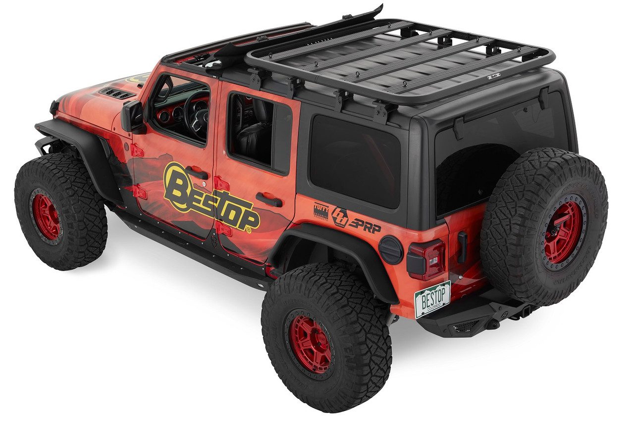 Granite Series Hardtop Roof Rack Jeep 2018-2023 Wrangler JL 4-Door - Bestop  | Leading Supplier of Jeep Tops & Accessories