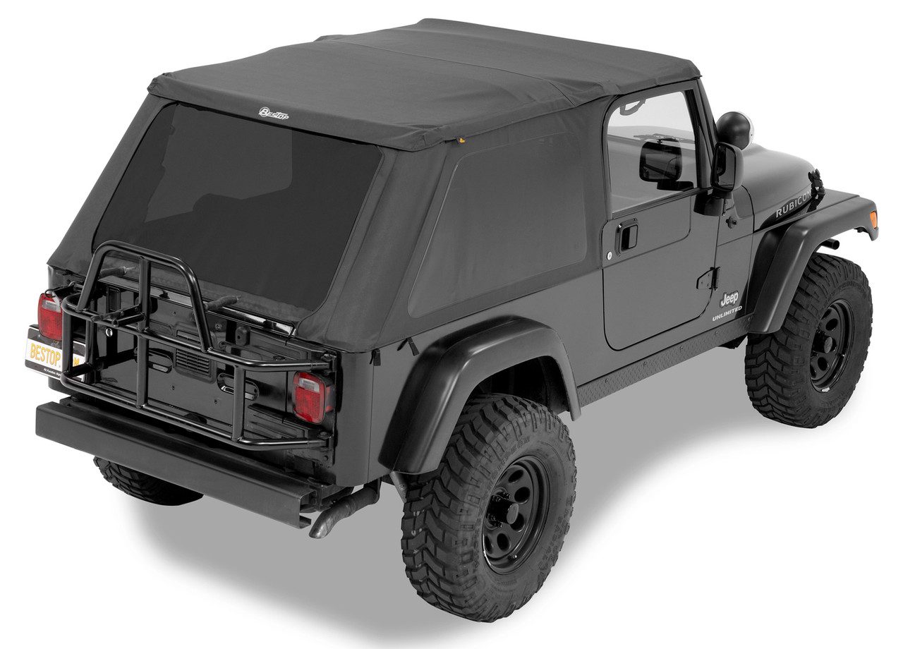 Trektop® Slantback Soft Top Jeep 200406 Wrangler TJ; Unlimited