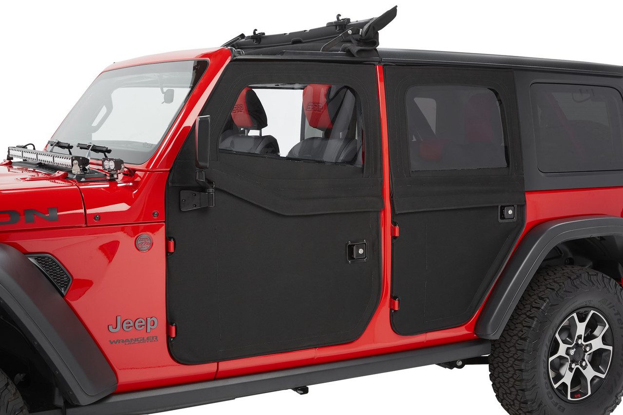 Full 2-Piece Fabric Doors Jeep 2020-2022 Gladiator; 2018-2022 Wrangler JL -  Bestop | Leading Supplier of Jeep Tops & Accessories